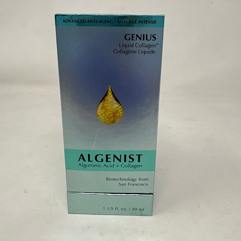 Algenist GENIUS Liquid Collagen Advanced Anti-Aging Serum 1oz 30ml New in Box